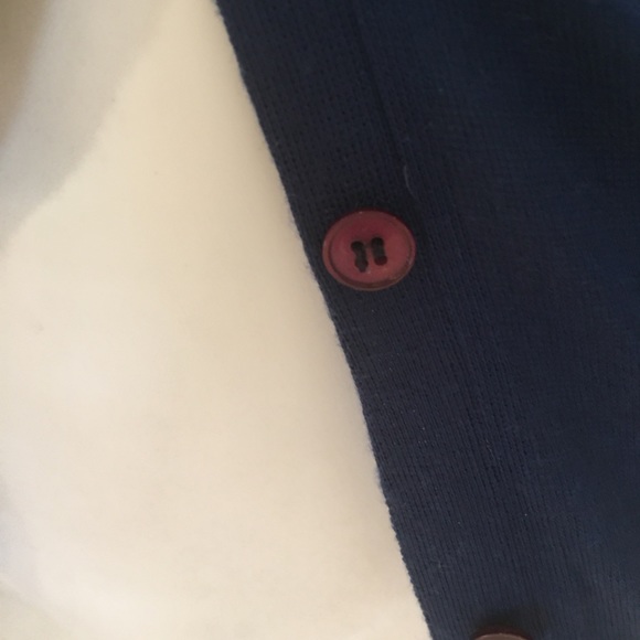 Navy open cardigan - Picture 3 of 13